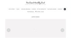 Desktop Screenshot of montrealhealthygirl.com